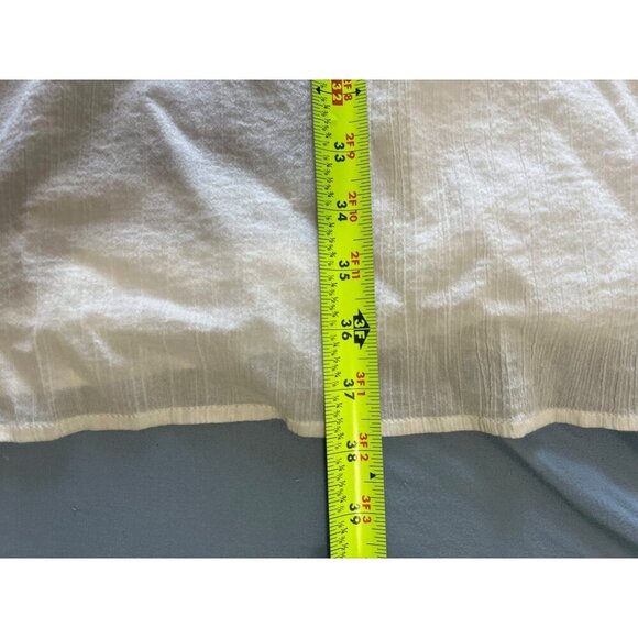 Old Navy Beachy Sundress Large Lattice Detail Event White Graduation Resort - Picture 3 of 10